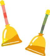 ハンドベルの演奏